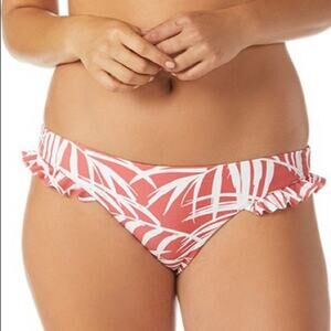 Raisins Women's Dusty Blush Santorini Lowrider Brief Bikini Bottoms sz M